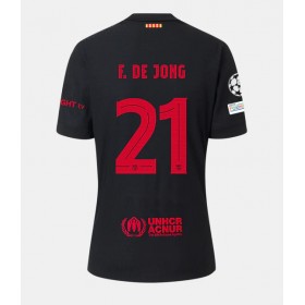 Barcelona Frenkie de Jong #21 Borta Kläder 2024-25 Kortärmad